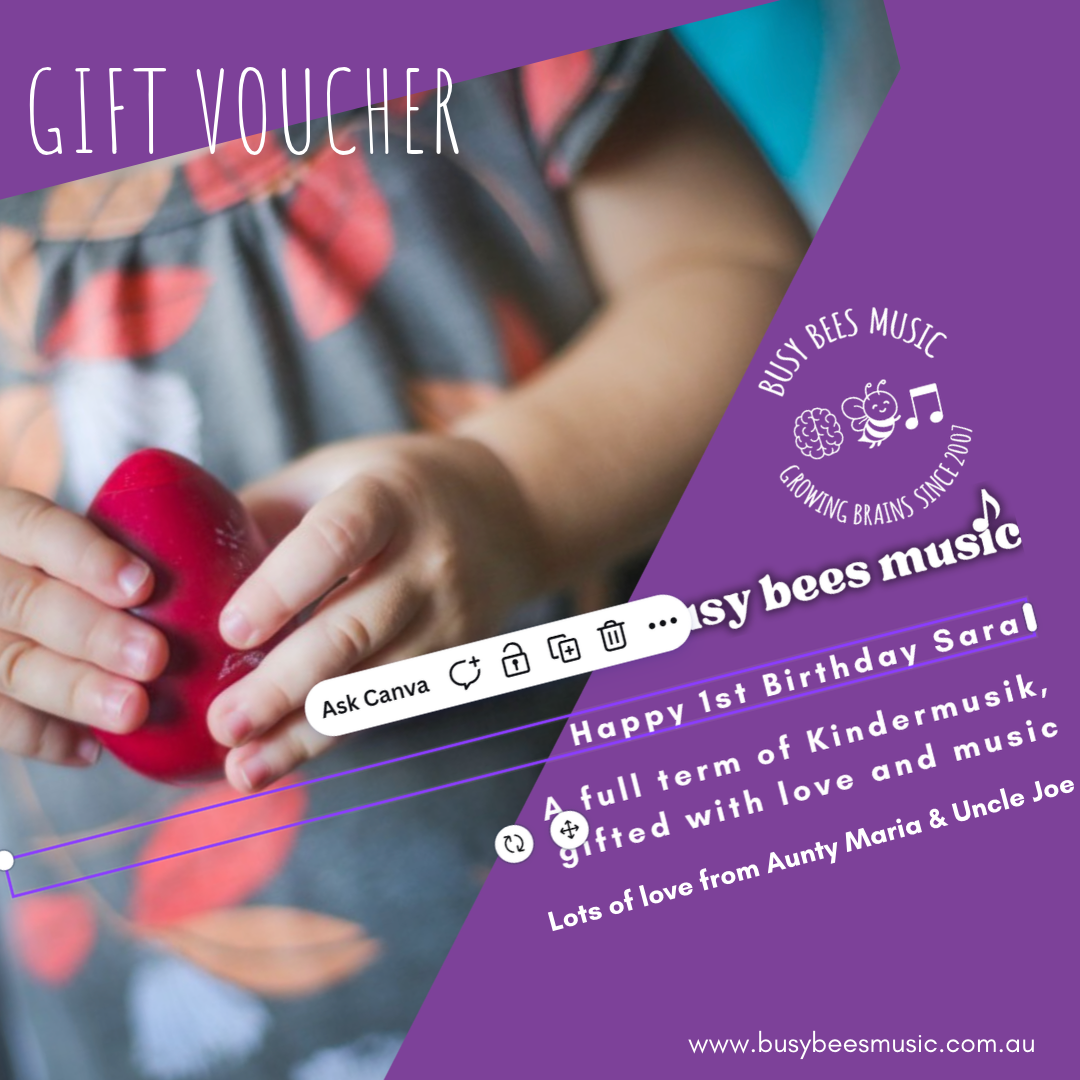 Busy Bees Music Gift Voucher