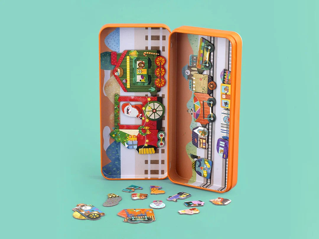 mierEdu Travel Magnetic Box - Trains