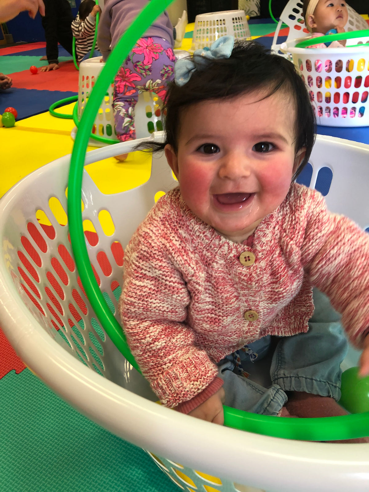 baby in a basket