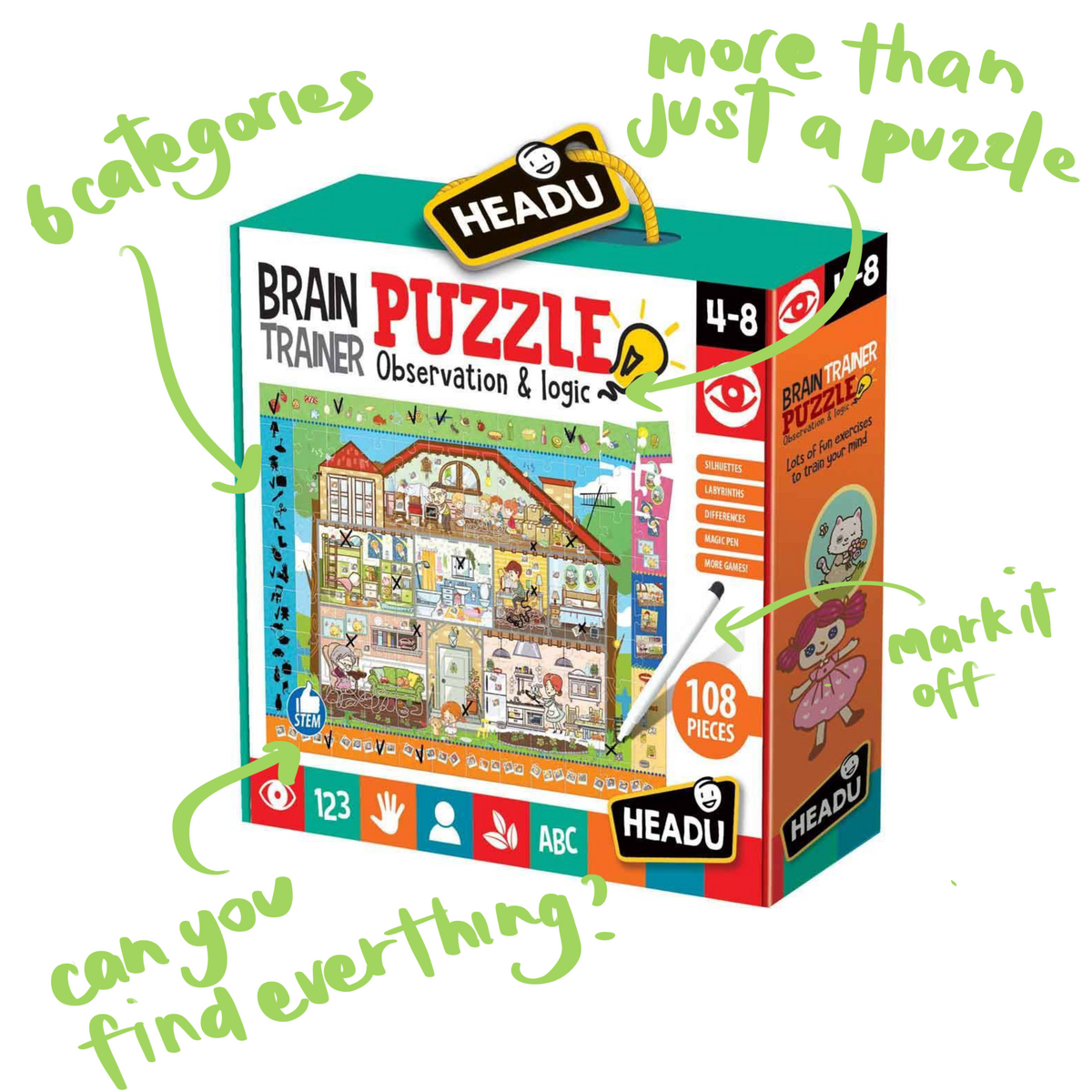 HEADU Brain Trainer Puzzle