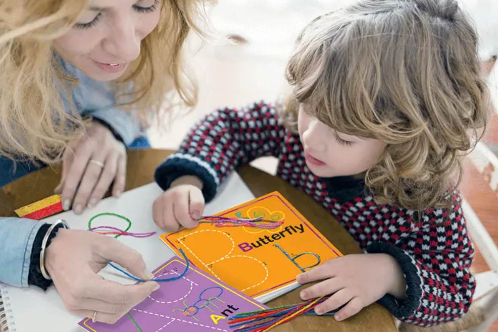 Wikki sticks early learning alphabet cards