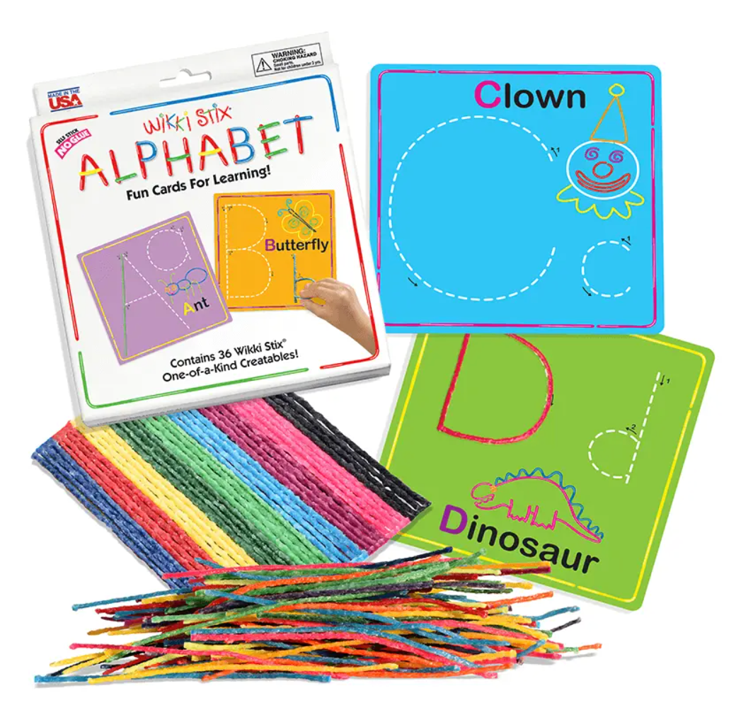 Wikki stix alphabet cards set