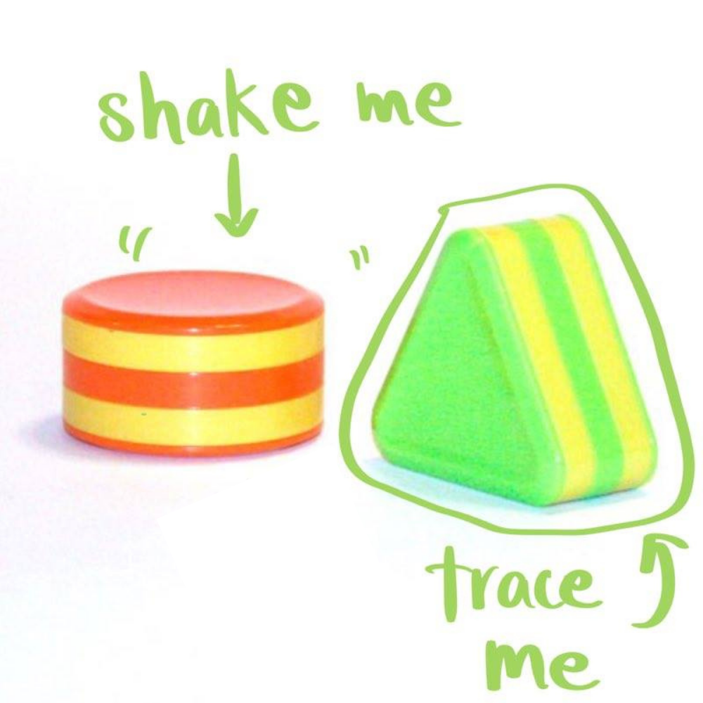 Circle &amp; Triangle Shape Shakers
