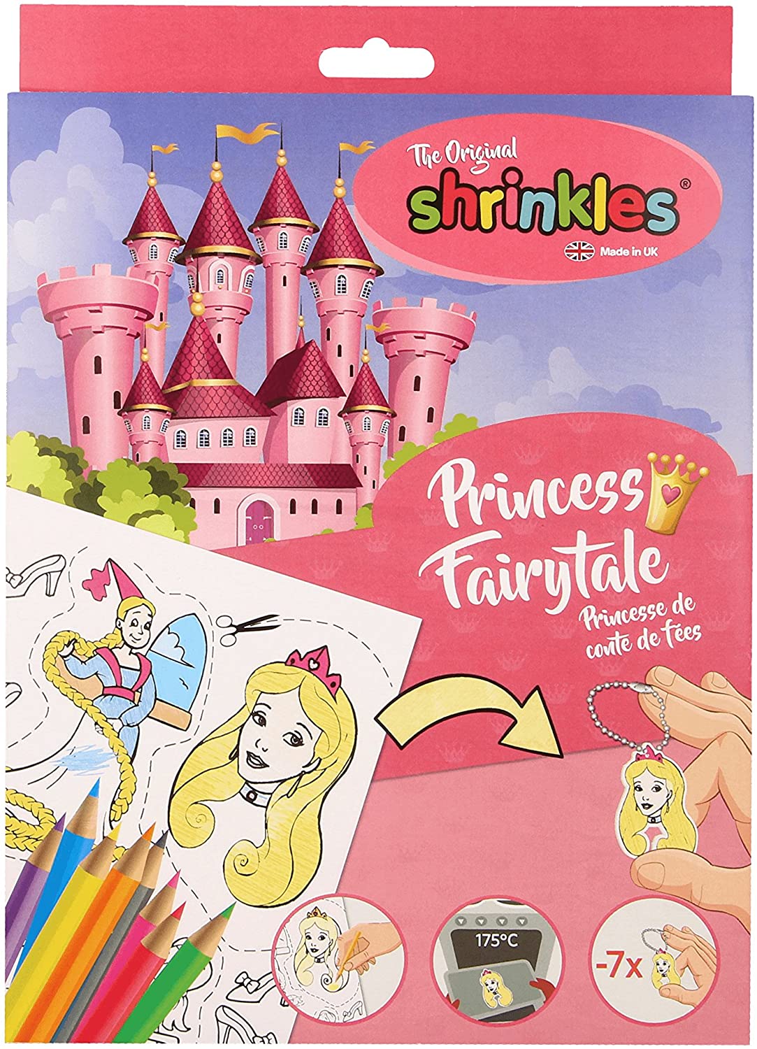 Shrinkles shrink plastic princess fairytale dinosaurs