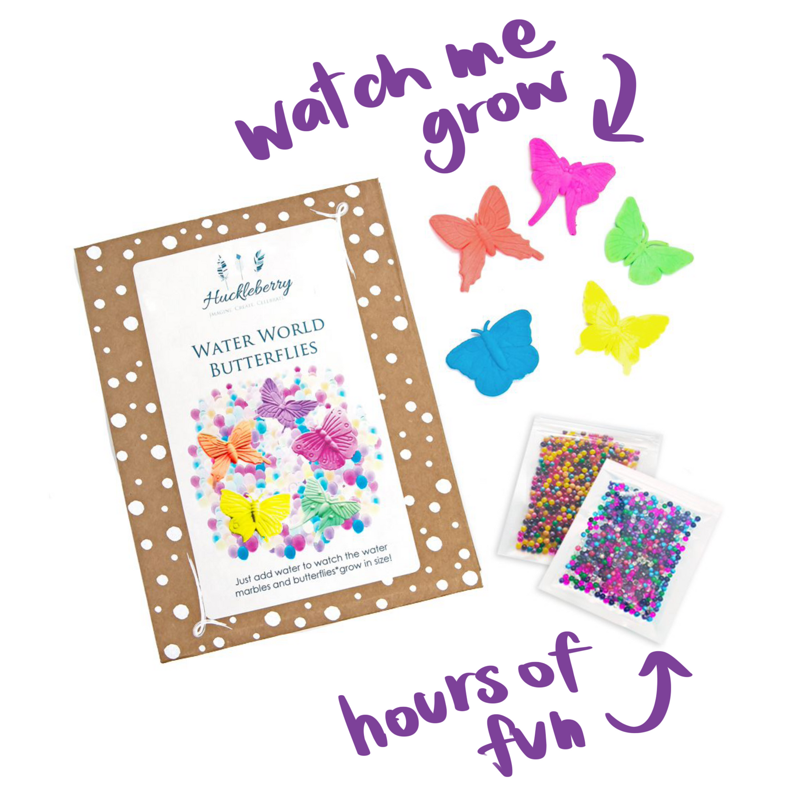 Huckleberry Water World Beads Butterflies orbeez