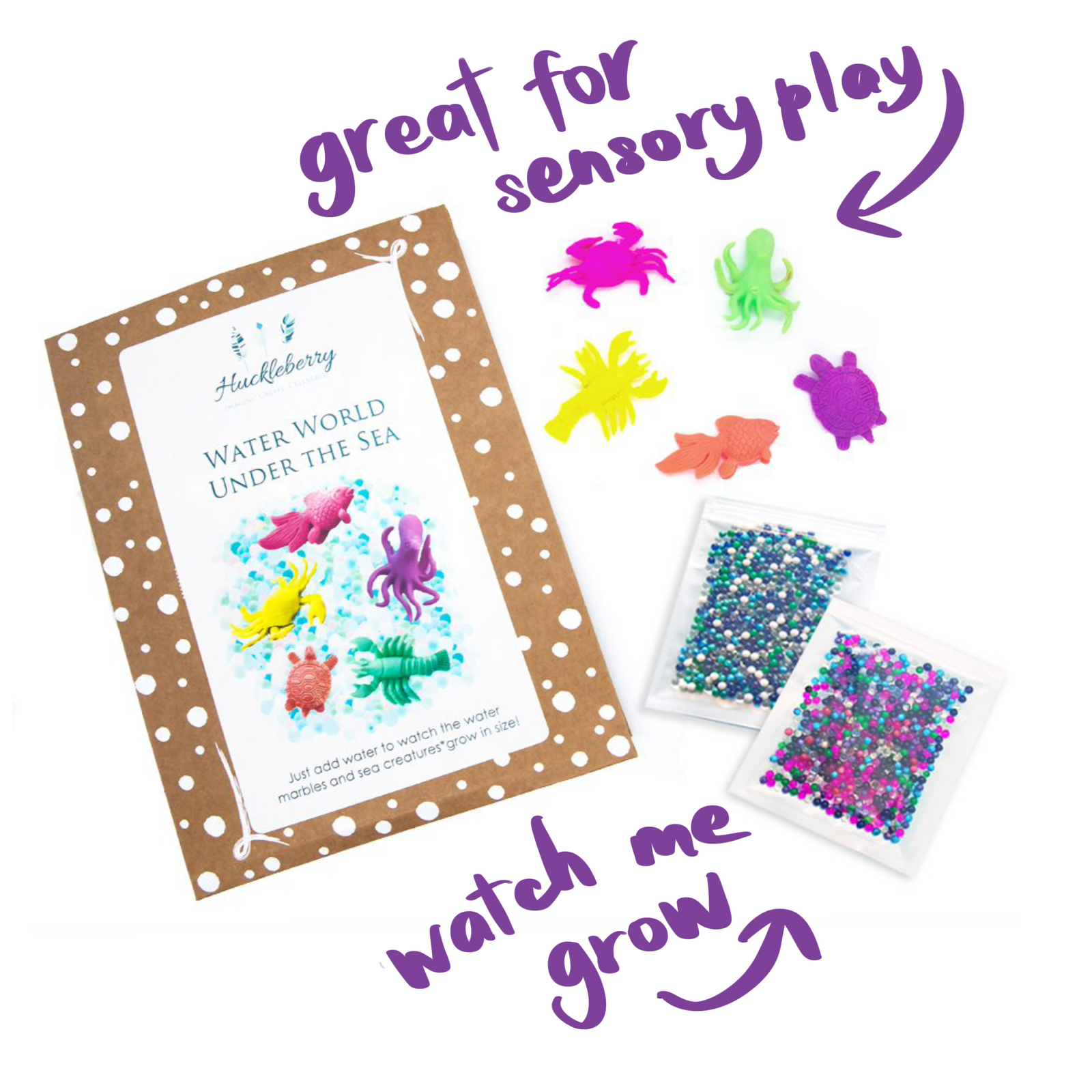 Huckleberry Water World Beads Under the Sea  orbeez