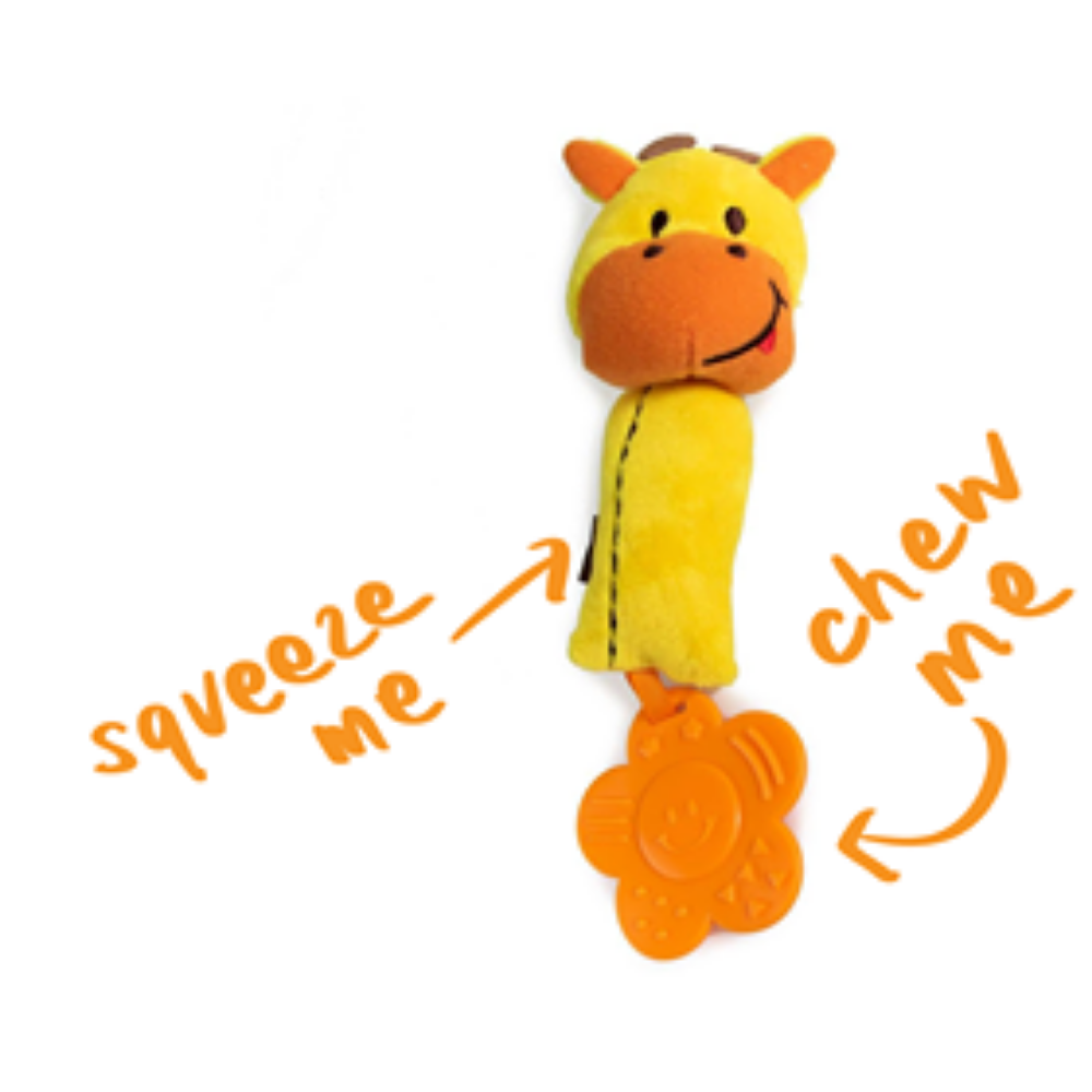 Giraffe Squeaker and Teether