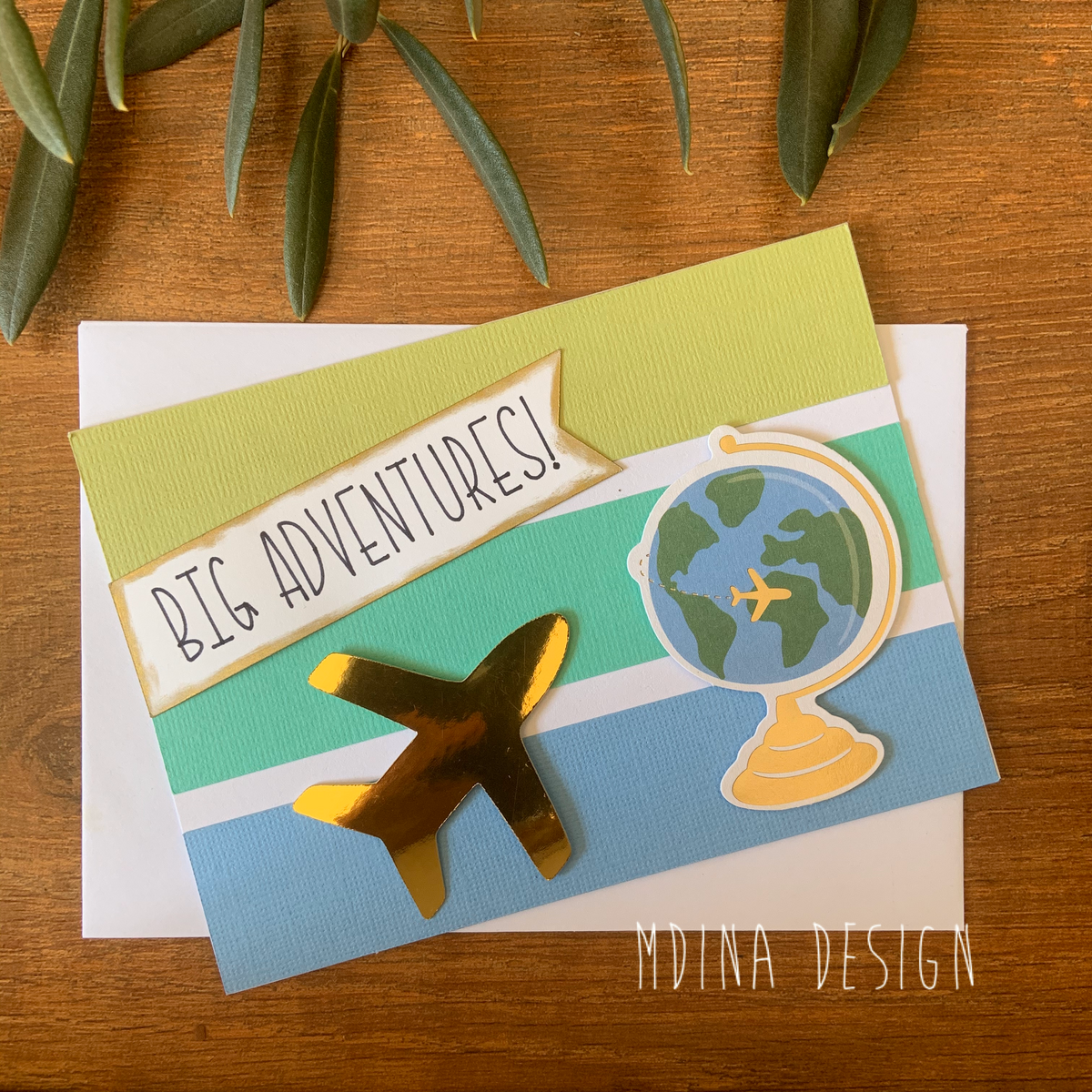 Handmade Card:  Big Adventures  ✈️