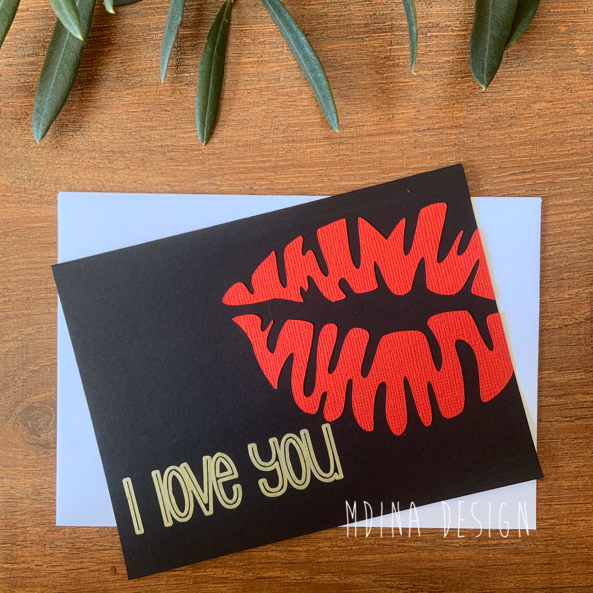 Handmade Card:  I Love You ❤️