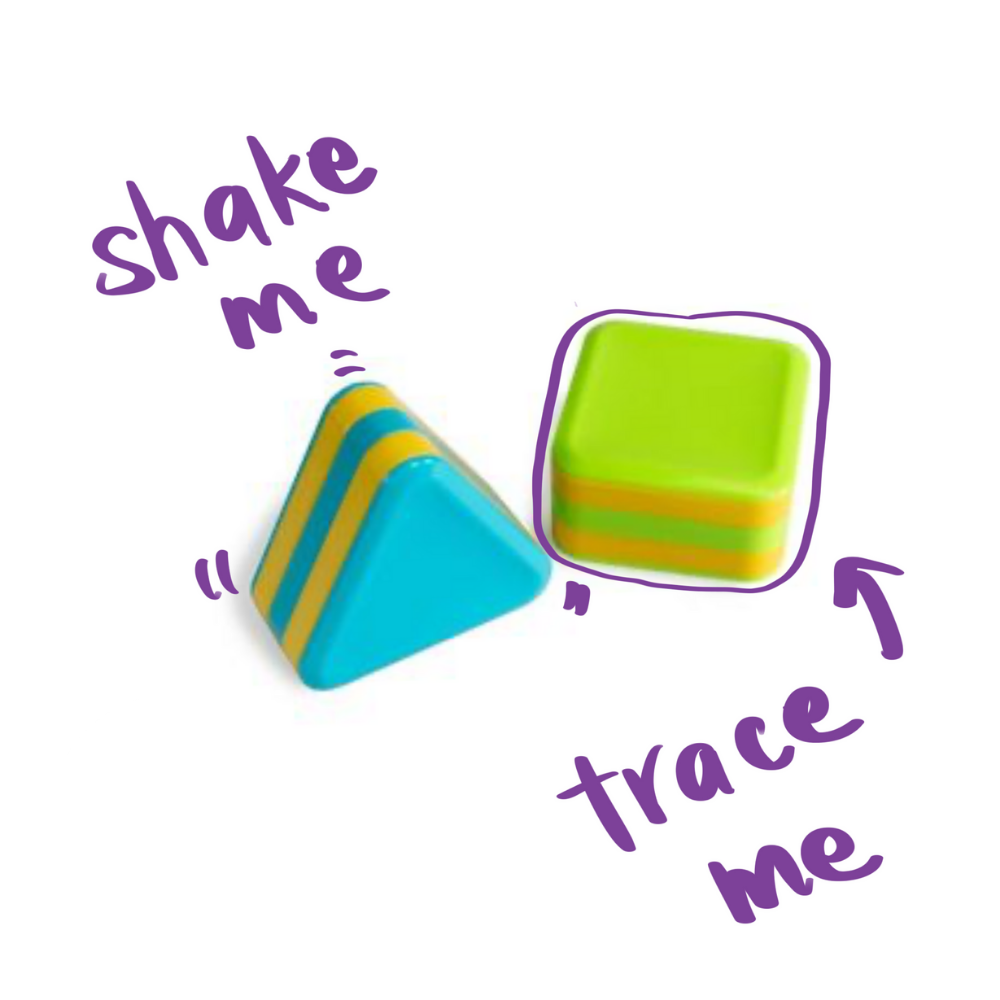 Triangle &amp; Square Shape Shakers